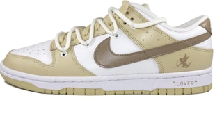 【定製球鞋】Nike Dunk Low 戶外出行 愛神丘比特 潮流復古 低幫 板鞋 男款 米白棕 Buy 【定製球鞋】Nike Dunk Low 戶外出行 愛神丘比特 潮流復古 低幫 板鞋 男款 米白棕