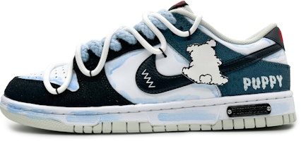 나이키 덩크 로우 '호기심 블루 블랙' (커스텀) DV0827-100(Team16-趴趴狗蓝黑礼BX) Order 나이키 덩크 로우 '호기심 블루 블랙' (커스텀) DV0827-100(Team16-趴趴狗蓝黑礼BX)