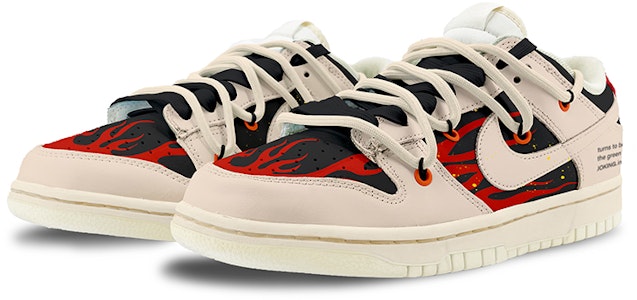 ナイキ ダンク カスタム エイジド ファイアー (Nike Dunk Custom Aged Fire) DJ6188-100(TeamK-燃) Lookbook ナイキ ダンク カスタム エイジド ファイアー (Nike Dunk Custom Aged Fire) DJ6188-100(TeamK-燃)