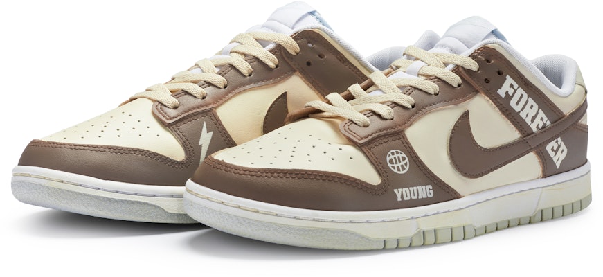 나이키 덩크 로우 '커스텀 베이지 브라운' (56 characters) DV0831-101(Team80-男款复古美高米白棕) Lookbook 나이키 덩크 로우 '커스텀 베이지 브라운' (56 characters) DV0831-101(Team80-男款复古美高米白棕)