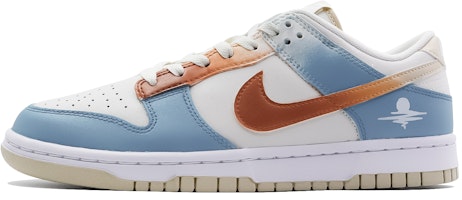 【訂製球鞋】 Nike Dunk Low 復古海岸線 噴繪 漸變 街頭潮流 經典百搭 低幫 板鞋 男款 藍白棕色 Buy 【訂製球鞋】 Nike Dunk Low 復古海岸線 噴繪 漸變 街頭潮流 經典百搭 低幫 板鞋 男款 藍白棕色