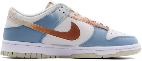 【訂製球鞋】 Nike Dunk Low 復古海岸線 噴繪 漸變 街頭潮流 經典百搭 低幫 板鞋 男款 藍白棕色 Order 【訂製球鞋】 Nike Dunk Low 復古海岸線 噴繪 漸變 街頭潮流 經典百搭 低幫 板鞋 男款 藍白棕色