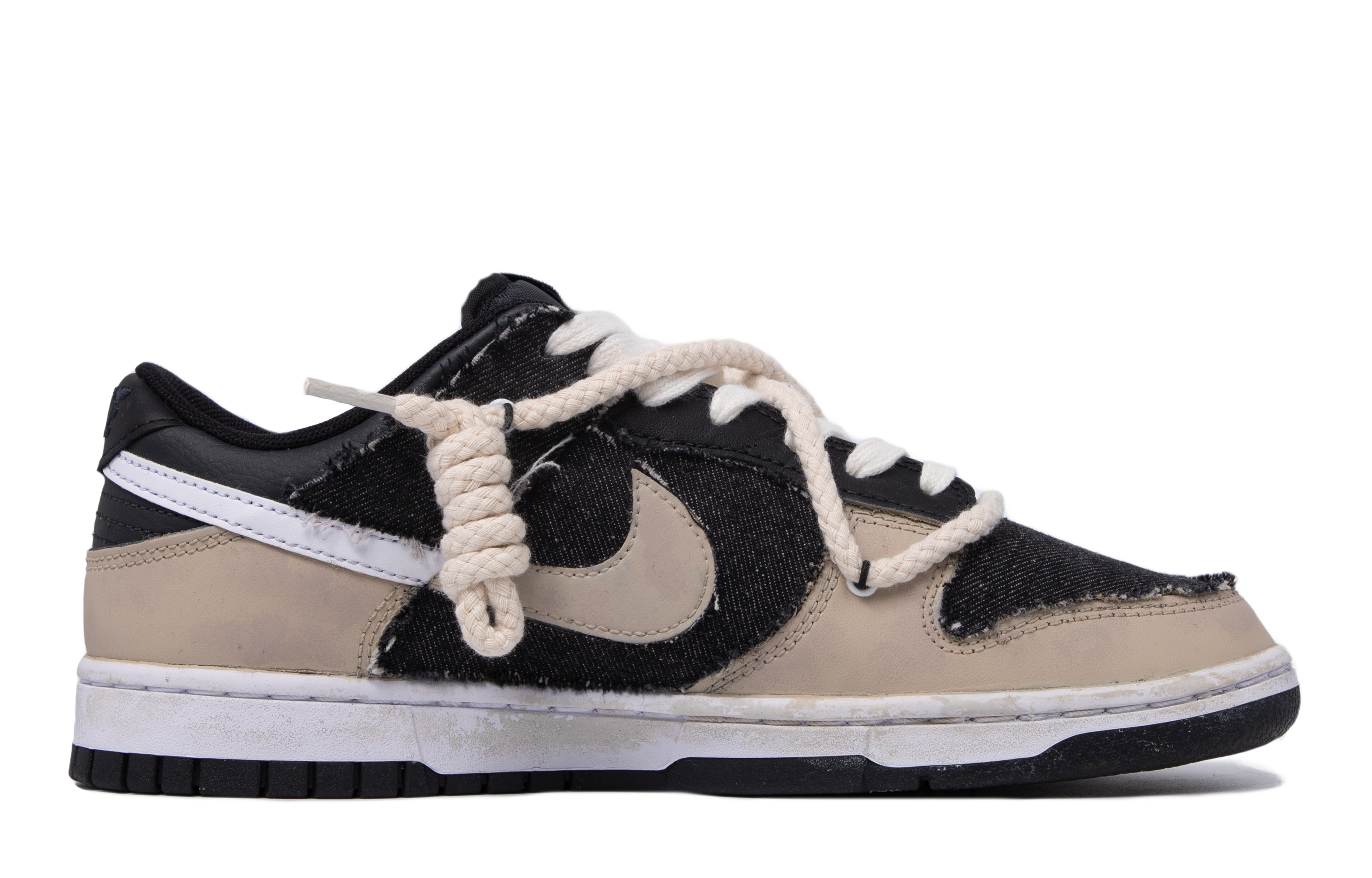 Order Zapatillas Nike Dunk Low 'Custom Da Vinci Retro Estrella Negro Blanco Gris' DH9765-002(TeamM-女款昭昭星野)
