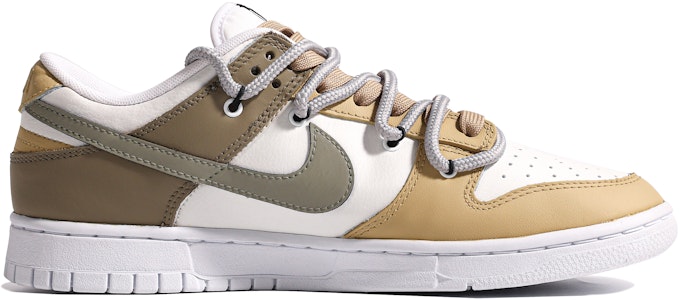 【定制球鞋】 Nike Dunk Low 達芬奇定制 特殊鞋盒 烂漫苦旅 羽毛 復古 簡約 低幫 板鞋 男款 白棕黃 Order 【定制球鞋】 Nike Dunk Low 達芬奇定制 特殊鞋盒 烂漫苦旅 羽毛 復古 簡約 低幫 板鞋 男款 白棕黃