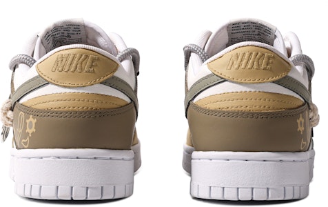 【定制球鞋】 Nike Dunk Low 達芬奇定制 特殊鞋盒 烂漫苦旅 羽毛 復古 簡約 低幫 板鞋 男款 白棕黃 Shop 【定制球鞋】 Nike Dunk Low 達芬奇定制 特殊鞋盒 烂漫苦旅 羽毛 復古 簡約 低幫 板鞋 男款 白棕黃