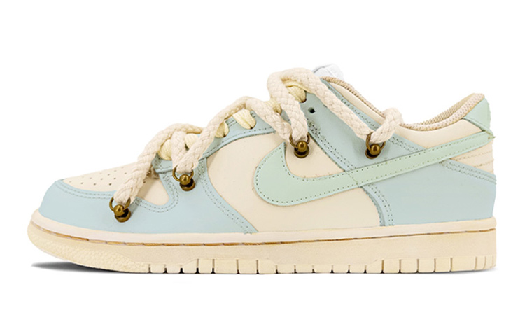 Buy 【カスタムシューズ】ナイキ ダンク ロー 'カスタム デコンストラクト ライトブルー ベージュ' DH9765-100(TeamK-复古远天蓝QD)