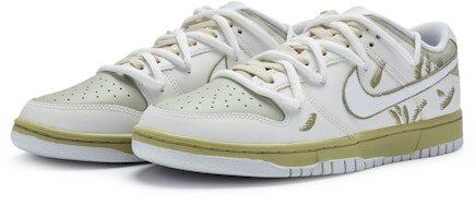 【訂製球鞋】Nike Dunk Low 811製造 手繪噴繪 小清新 潮流舒適 低筒 板鞋 男款 白綠 Lookbook 【訂製球鞋】Nike Dunk Low 811製造 手繪噴繪 小清新 潮流舒適 低筒 板鞋 男款 白綠