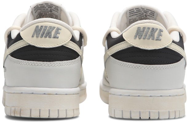 【定制球鞋】 Nike Dunk Low NO.205定制 氧化做舊 簡約 解構綁帶 復古 休閒 低幫 板鞋 男款 灰白黑 Shop 【定制球鞋】 Nike Dunk Low NO.205定制 氧化做舊 簡約 解構綁帶 復古 休閒 低幫 板鞋 男款 灰白黑