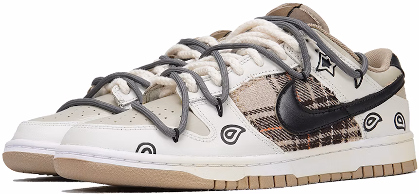 나이키 덩크 로우 '페이즐리 카키' 커스텀 (49 characters) DJ6188-200(Teamp-卡其格纹腰果花) Lookbook 나이키 덩크 로우 '페이즐리 카키' 커스텀 (49 characters) DJ6188-200(Teamp-卡其格纹腰果花)