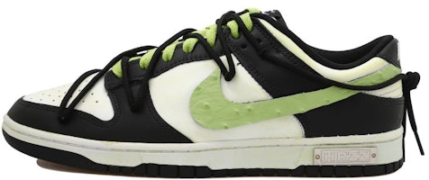 Zapatillas Nike Dunk Low 'Panda Negro-Verde Personalizadas' CW1590-100(Team拾玖-黑绿贴皮S-BOX) Order Zapatillas Nike Dunk Low 'Panda Negro-Verde Personalizadas' CW1590-100(Team拾玖-黑绿贴皮S-BOX)