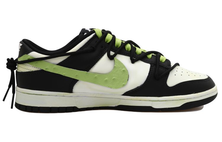 Lookbook Zapatillas Nike Dunk Low 'Panda Negro-Verde Personalizadas' CW1590-100(Team拾玖-黑绿贴皮S-BOX）