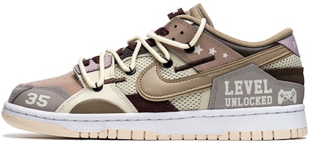 나이키 덩크 로우 '베이지 브라운 스티치' (커스텀) DH7450-100(TeamB-男款电玩奶昔) Buy 나이키 덩크 로우 '베이지 브라운 스티치' (커스텀) DH7450-100(TeamB-男款电玩奶昔)