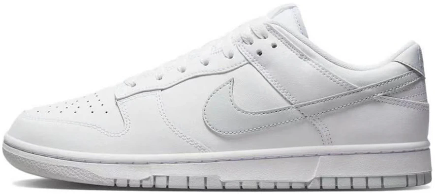 【定製球鞋】 Nike Dunk Low 野鶴製造 白貝殼 復古穿搭 做舊 解構雙鞋帶 低筒 板鞋 男款 白灰 Details for 【定製球鞋】 Nike Dunk Low 野鶴製造 白貝殼 復古穿搭 做舊 解構雙鞋帶 低筒 板鞋 男款 白灰