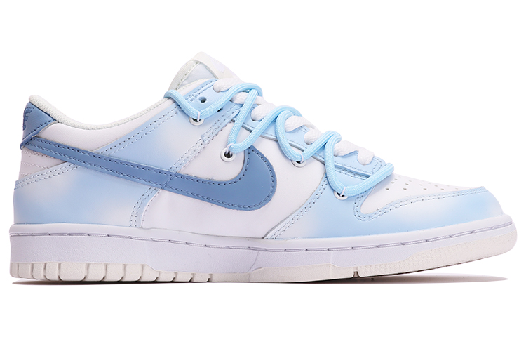 Lookbook [Sepatu Custom] Nike Dunk Low 'Cute Bear Fresh Blue' Anak Muda DH9765-100(TeamThree-可爱小熊-蓝白)