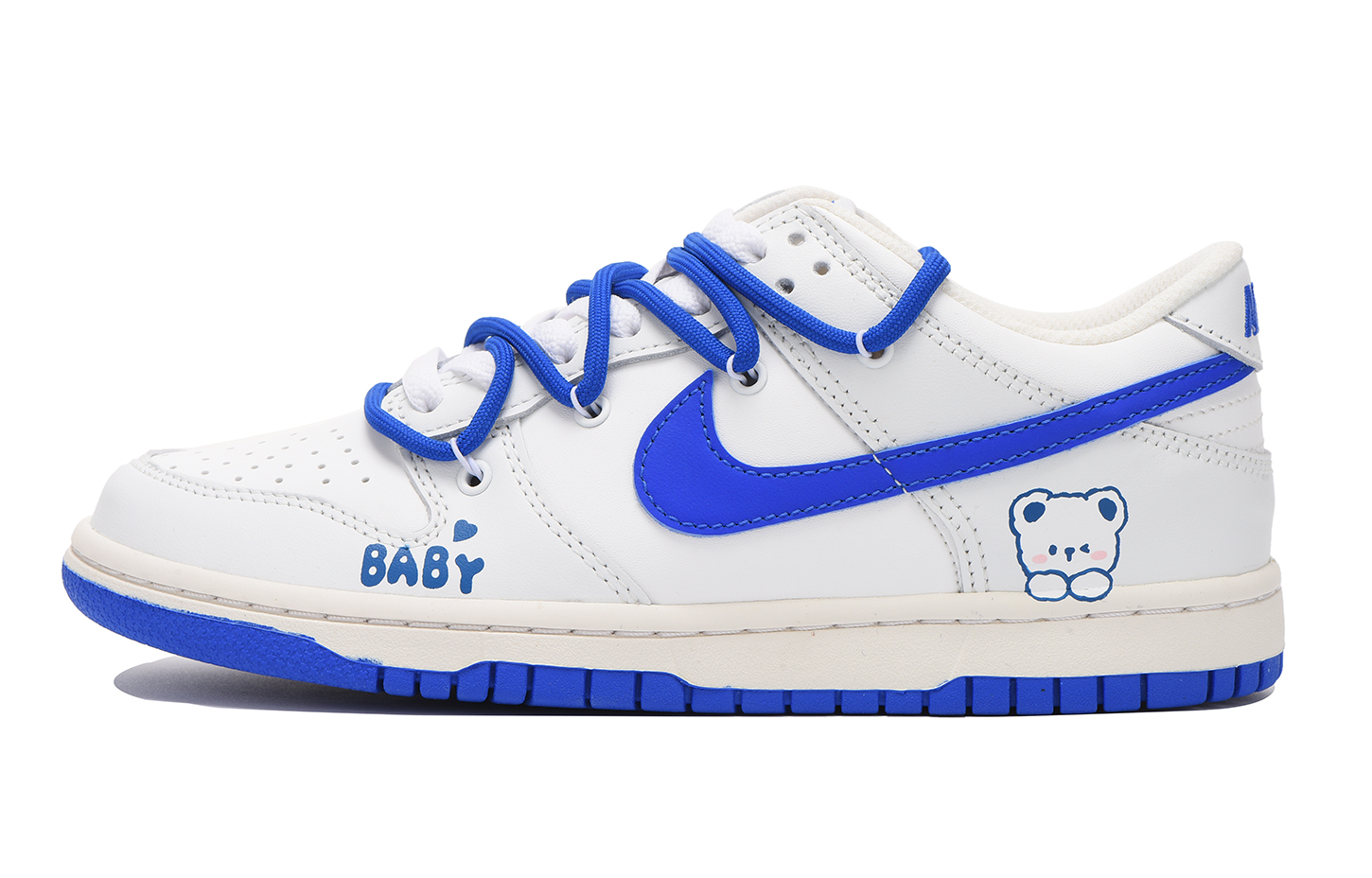 Buy 【定制鞋】Nike Dunk Low '可爱兔兔解构白' DH9765-105(Team59-女款蓝兔子)