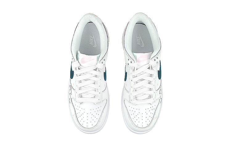 Shop [Kasukan Tersuai] Nike Dunk Low 'Grafiti Bola Benang Kucing Comel' FD9911-101(Team叁-女款绿钩猫线团)