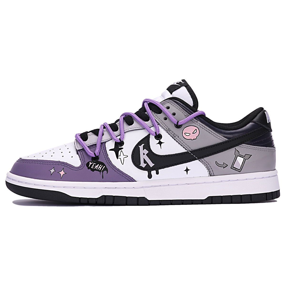 Buy [Sepatu Kustom] Nike Dunk Low 'Graffiti Lucu' DD1391-100-466386
