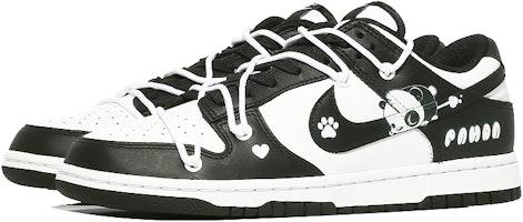 【客製球鞋】Nike Dunk Low 可愛俏皮 放屁熊貓 熊貓 經典外觀與現代流行結合 低筒 滑板鞋 男女同款 黑白 Lookbook 【客製球鞋】Nike Dunk Low 可愛俏皮 放屁熊貓 熊貓 經典外觀與現代流行結合 低筒 滑板鞋 男女同款 黑白