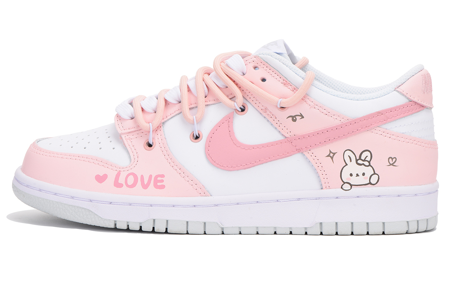 Buy ナイキ ダンク ロー "キュートピンク" (カスタム) DH9765-102(Team59-女款可爱兔子二)