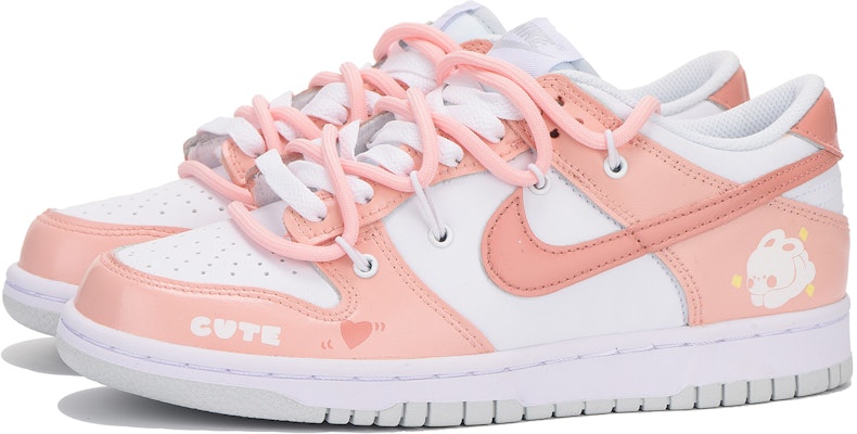 나이키 덩크 로우 '귀염토끼 핑크화이트' (Nike Dunk Low '귀염토끼 핑크화이트') DH9765-102(Team32-女款可爱小兔) Lookbook 나이키 덩크 로우 '귀염토끼 핑크화이트' (Nike Dunk Low '귀염토끼 핑크화이트') DH9765-102(Team32-女款可爱小兔)