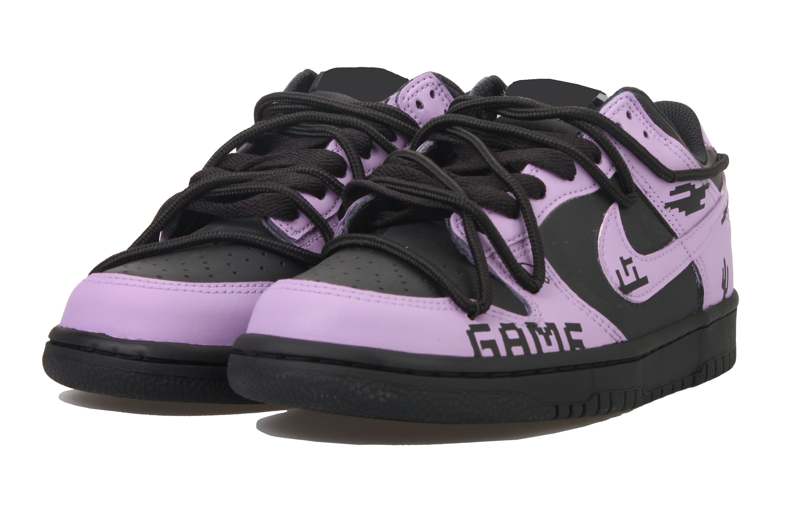 Lookbook 【カスタムシューズ】 ナイキ ダンク ロー『サイバー eスポーツ ブラック パープル』 FD1232-001(Team33-赛博电竞-女款）