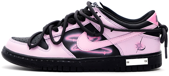 custom-shoes-nike-dunk-low-cyber-neon-black-pink