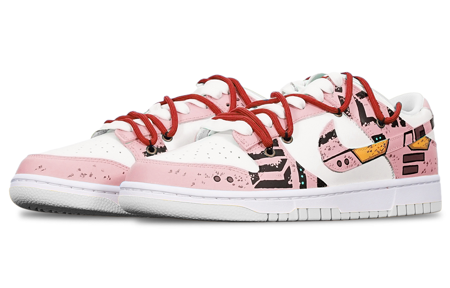 [Custom Shoes] Nike Dunk Low 'Cyberpunk Battle-Damaged 2 Gundam Mechanical Deconstruction' 圖 3