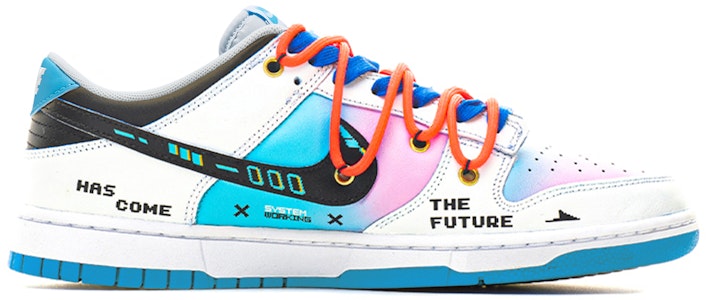 【定製球鞋】Nike Dunk Low FZBB 賽博龐克 機能像素 電玩棉花糖 禮盒 低筒 板鞋 男款 藍粉漸變 Order 【定製球鞋】Nike Dunk Low FZBB 賽博龐克 機能像素 電玩棉花糖 禮盒 低筒 板鞋 男款 藍粉漸變