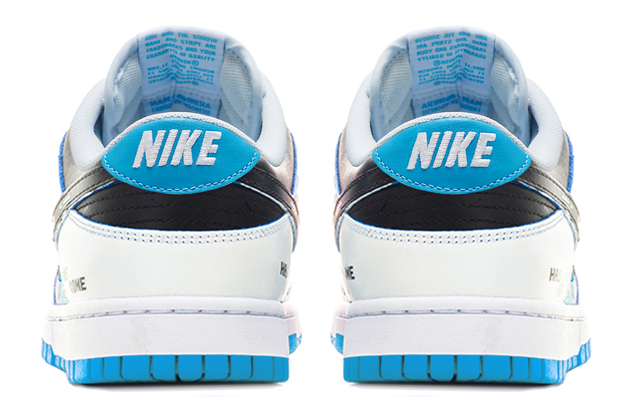 Shop 【定製球鞋】Nike Dunk Low FZBB 賽博龐克 機能像素 電玩棉花糖 禮盒 低筒 板鞋 男款 藍粉漸變