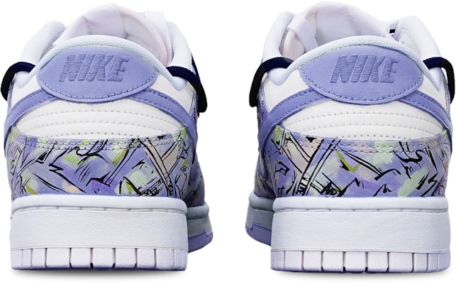 【定製球鞋】Nike Dunk Low 機械線路 賽博朋克風 抽象塗鴉 解構雙鞋帶 限量特殊鞋盒 低筒 板鞋 GS 藍紫 Shop 【定製球鞋】Nike Dunk Low 機械線路 賽博朋克風 抽象塗鴉 解構雙鞋帶 限量特殊鞋盒 低筒 板鞋 GS 藍紫