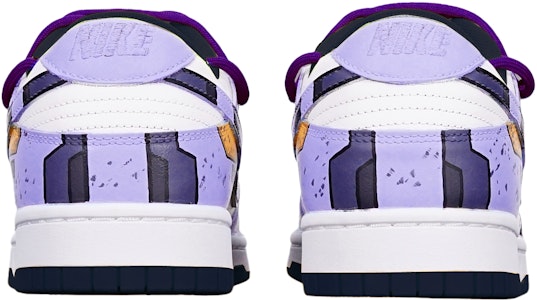 【客製球鞋】 Nike Dunk Low 戰損II高達機械風賽博龐克 解構雙鞋帶 限量特殊鞋盒 低筒 滑板鞋 GS 藍紫 Shop 【客製球鞋】 Nike Dunk Low 戰損II高達機械風賽博龐克 解構雙鞋帶 限量特殊鞋盒 低筒 滑板鞋 GS 藍紫