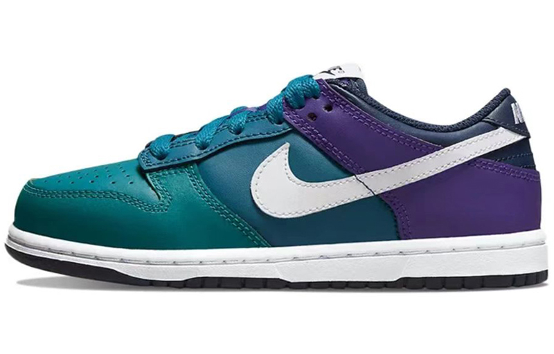 Purchase 【客製球鞋】 Nike Dunk Low 戰損II高達機械風賽博龐克 解構雙鞋帶 限量特殊鞋盒 低筒 滑板鞋 GS 藍紫