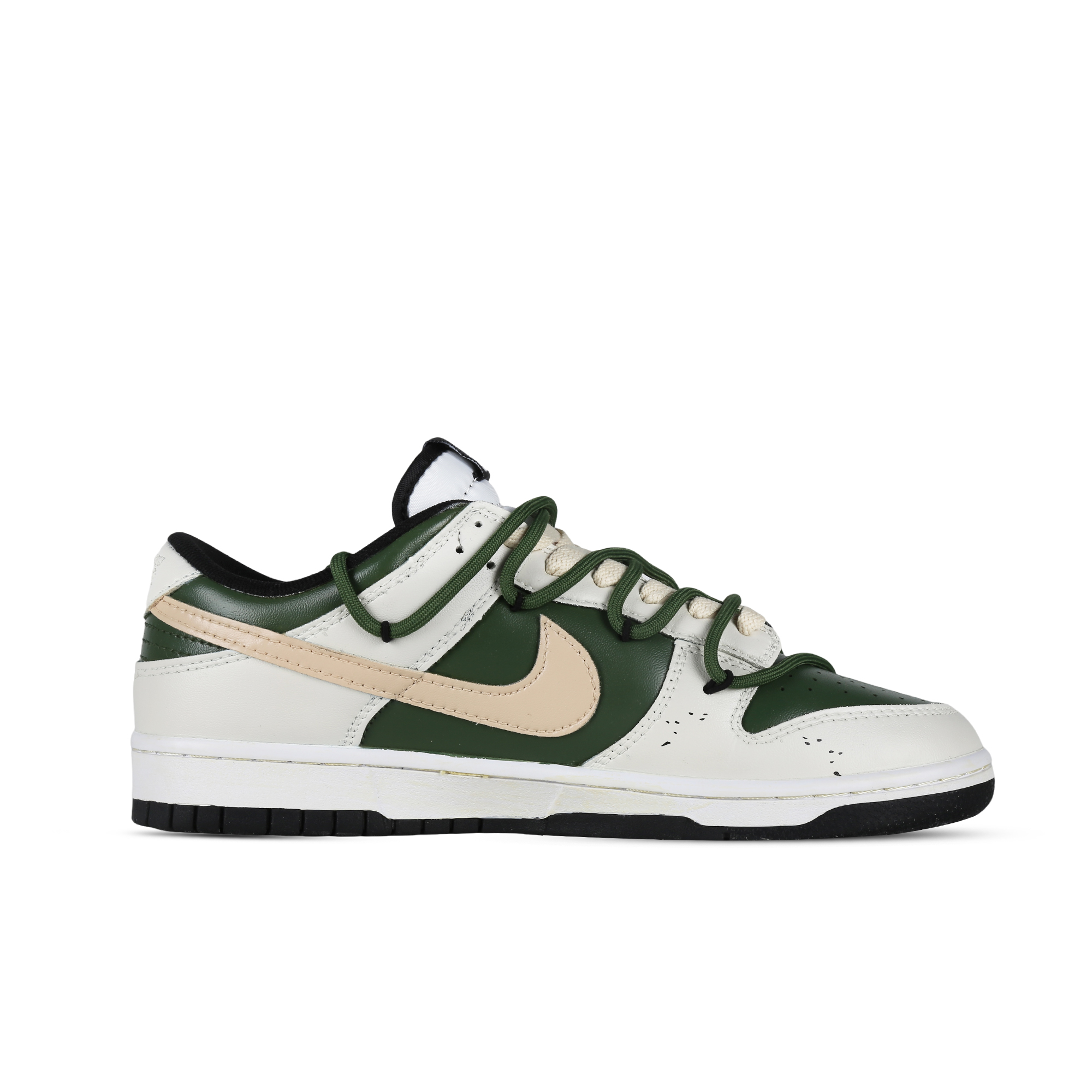 [Custom Shoes] Nike Dunk Low 'Cyberpunk Deconstructed White Green' 圖 3