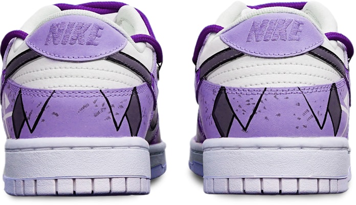 【定制球鞋】 Nike Dunk Low 賽博朋克 機械風 解構 特殊鞋盒 低幫 板鞋 GS 紫白色 Shop 【定制球鞋】 Nike Dunk Low 賽博朋克 機械風 解構 特殊鞋盒 低幫 板鞋 GS 紫白色