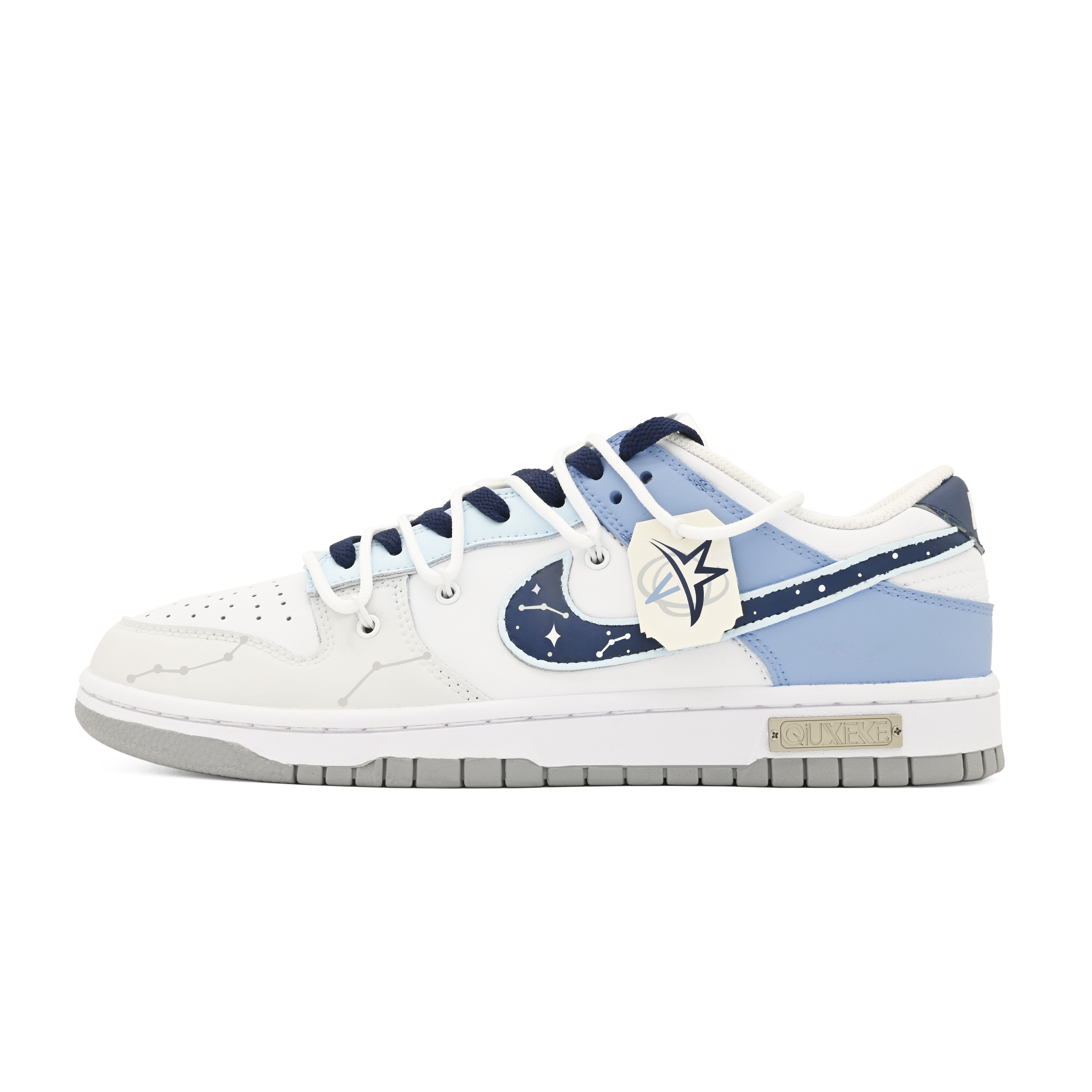 Order [Zapatillas Personalizadas] Nike Dunk Low 'Cyberpunk Galaxy Azul Blanco' DH9765-102(Team63-宇宙星河)