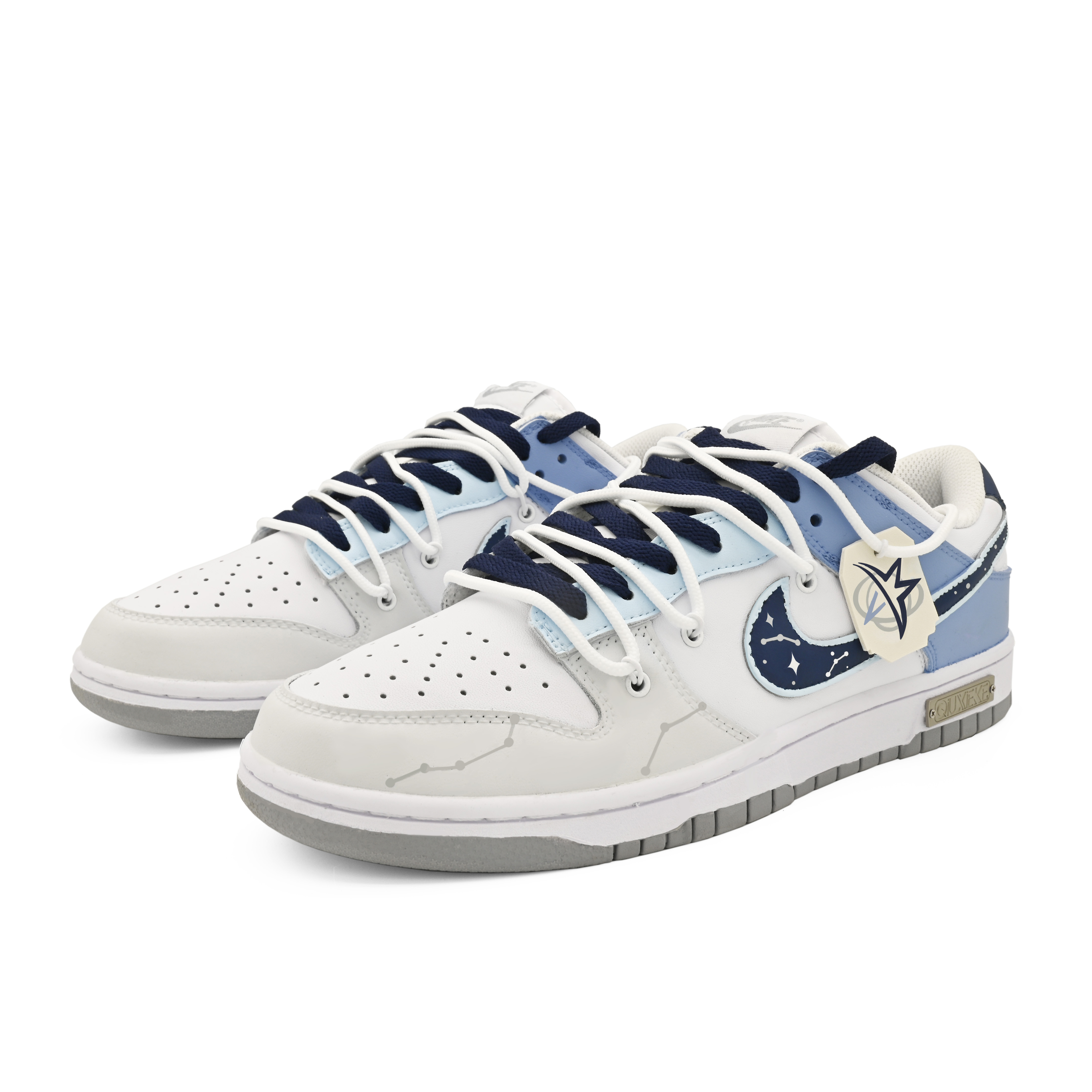 Shop [Zapatillas Personalizadas] Nike Dunk Low 'Cyberpunk Galaxy Azul Blanco' DH9765-102(Team63-宇宙星河)