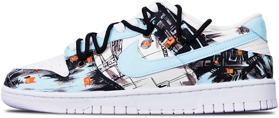 Zapatillas Nike Dunk Low 'Cyberpunk Graffiti Azul Blanco' DH9765-100(TeamT-赛博涂鸦蓝白S-BOX) Buy Zapatillas Nike Dunk Low 'Cyberpunk Graffiti Azul Blanco' DH9765-100(TeamT-赛博涂鸦蓝白S-BOX)
