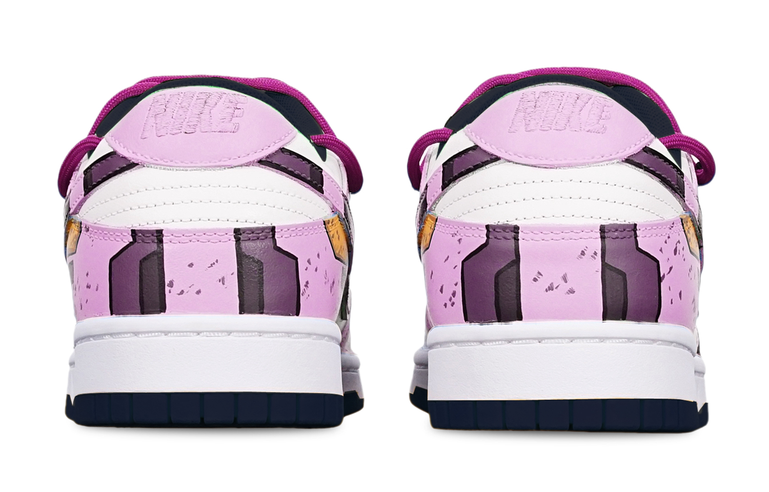 Shop [Kasut Custom] Nike Dunk Low 'Cyberpunk Gundam' DH9765-300(TeamT-战损II紫红S-BOX)