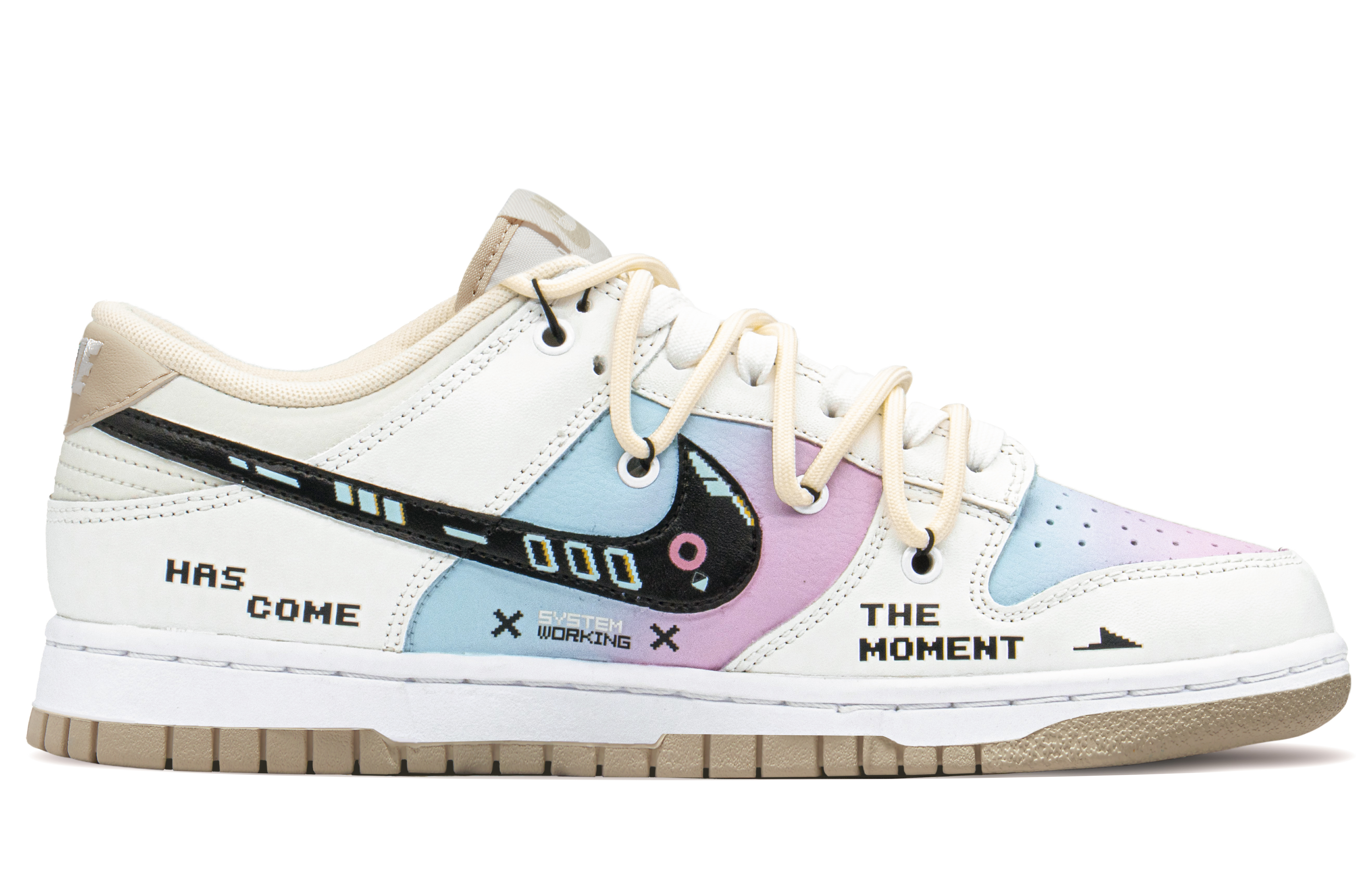 Order [カスタムシューズ] ナイキ ダンク ロー 'サイバーパンク マシュマロ グラデーション' DV0831-003(TeamA-DK心动时刻S-BOX)