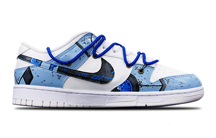Order [Sepatu Kustom] Nike Dunk Low 'Cyberpunk Mechanical Vibe' DH9765-100(TeamT-机械风雾霾蓝S-BOX)