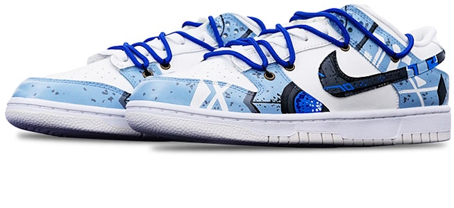 나이키 덩크 로우 "사이버펑크 기계 감성" (Nike Dunk Low "Cyberpunk Gigye Gamseong") DH9765-100(TeamT-机械风雾霾蓝S-BOX) Lookbook 나이키 덩크 로우 "사이버펑크 기계 감성" (Nike Dunk Low "Cyberpunk Gigye Gamseong") DH9765-100(TeamT-机械风雾霾蓝S-BOX)