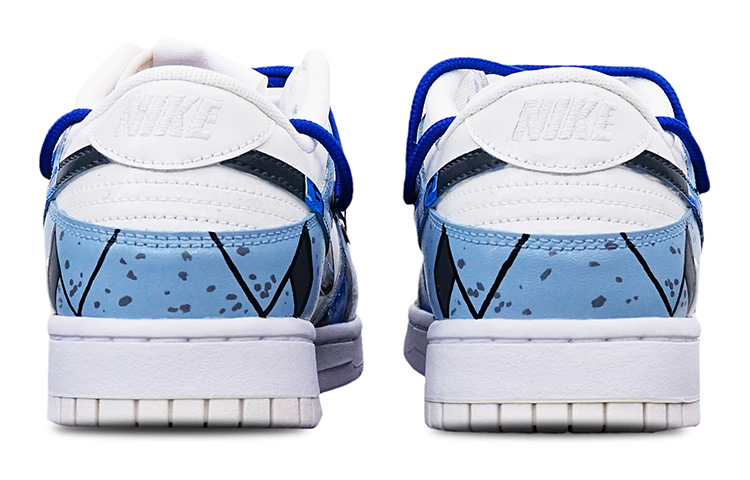 Shop [Sepatu Kustom] Nike Dunk Low 'Cyberpunk Mechanical Vibe' DH9765-100(TeamT-机械风雾霾蓝S-BOX)