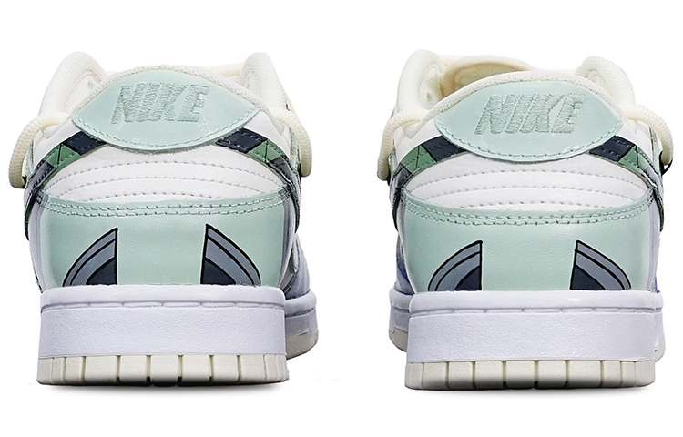 Shop [Kasut Tersuai] Nike Dunk Low 'Cyberpunk Mobile Suit Zaku' DJ6188-100(TeamT-扎古绿白黄S-BOX)