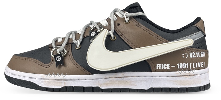 custom-shoes-nike-dunk-low-cyberpunk-mocha-smiley-face-buckle