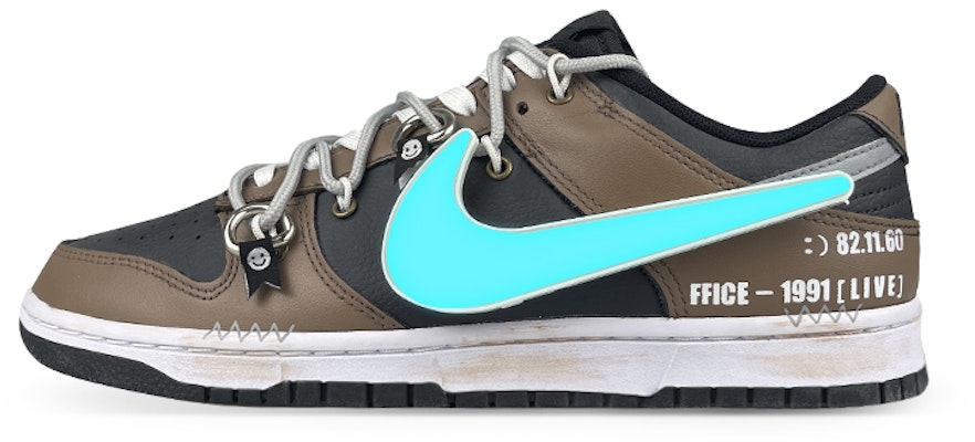 나이키 덩크 로우 "사이버펑크 모카 스마일 버클" DJ6188-002(Team叁-男LED摩卡金属扣) Order 나이키 덩크 로우 "사이버펑크 모카 스마일 버클" DJ6188-002(Team叁-男LED摩卡金属扣)
