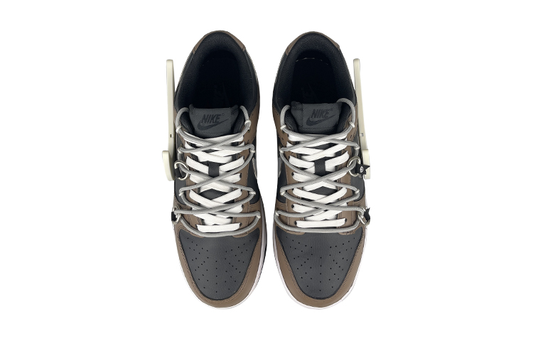 Purchase [Sepatu Custom] Nike Dunk Low 'Cyberpunk Mocha Smile' CW1590-100(Team叁-女款LED摩卡笑脸金属扣)