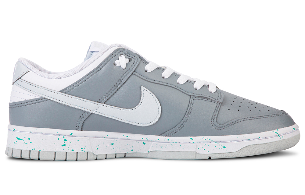 Order [Kasut Custom] Nike Dunk Low 'Cyberpunk Neon Kelabu Biru' DV0831-101(TeamF-未来宇宙)