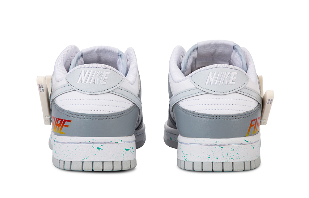 Purchase [Kasut Custom] Nike Dunk Low 'Cyberpunk Neon Kelabu Biru' DV0831-101(TeamF-未来宇宙)