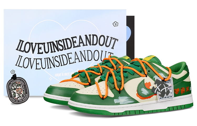 Buy [Sneakers Kustom] Nike Dunk Low 'Cyberpunk Oranye-Hijau' DD1391-300(Team62-爱死机)