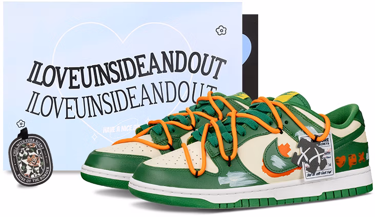 custom-shoes-nike-dunk-low-cyberpunk-orange-green